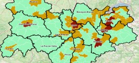 Classement des EPCI de la région selon la grille de densité