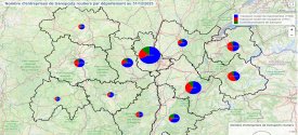 Nombre d'entreprises de transport routier par département