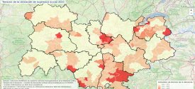 Tension de la demande de logement social